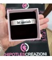 Bracciale Personalizzato con Incisione Nome Frase Alluminio