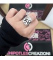 Anello Bulldog con Incisione Personalizzata Argento 925