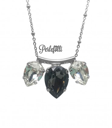 Collana Gocce Cristallo