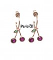 Orecchini Cerises Argento 925 Rosé