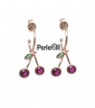 Orecchini Cerises Argento 925 Rosé