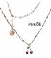 Collana Ciliegie Cerises Argento 925 Rosé