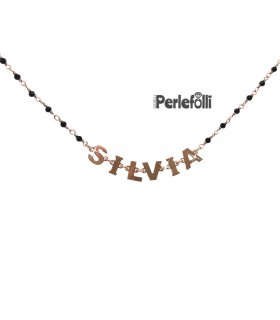 Collana con Nome Argento 925 Rosè
