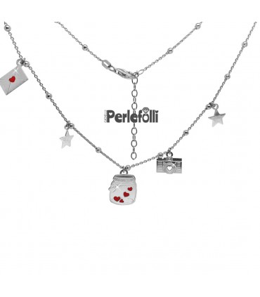 Collana Barattolo Portafortuna Argento 925